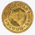 Numismática Brasil - Ficha Artigas - Nº 4 - 35mm e 19,5g