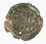Numismática - Peça bizantina em prata baixa  - 25mm e 3,2g