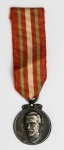 Militaria Brasil - Miniatura medalha Lauro Muller, 1864 - 15x20mm, sem a fita