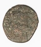 Numismática Império Bizantino - Século 5/6 a 12 - Trachy coin - Adquirida em leilão na Slovenia - Oportunidade ainda por ser devidamente estudada e classificada - 23mm e 7,4g
