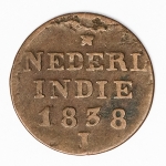 Numismática Índias Holandesas - 1C - 1838J