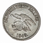 Numismática USA - California, Twenty Dollars, 1849 - Cincinati Mining & Tracing Company