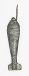 Militaria Alemanha - II Guerra - O partido nazista promoveu uma grande arrecadação de fundos antes e durante a guerra com a venda de pins, pendentes, tinnies, badges e etc - Todos colecionáveis para incentivar a compra constante. Adquirimos em Ciney, Bélgica, feira de militaria, uma grande coleção desses itens, todos originais, muitos catalogados no livro Donation Badges, Pins & Pendants of the Third Reich de Joseph Cassidy & Christopher Alexander. Oportunidade para colecionador avançado 
Item não promove ou glorifica violência ou intolerância racial. Está à venda apenas para fins de preservação da memória histórica. Organização do leilão não faz apologia a quaisquer movimentos políticos ou ideológicos, e repudia qualquer ideologia de cunho racista. Alfinete - Bomba - 35mm