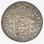 Numismática Brasil - 960 Réis, 1810 B Bahia - Peça totalmente caipira, esteve guardada por dezenas de anos. Pátina belíssima - Aguardando por ser classificada.
1815
