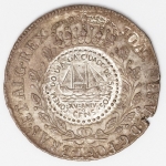 Numismática Brasil - 960 Réis, 18... - Comemorativa do dia da cidade de Santos Dumont - SANPEX - 1955 - Rara