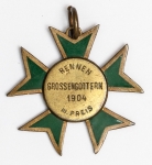 Numismática - Medalha III lugar, 1904 - Alemanha, grossengottern