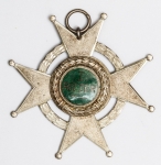 Numismática Brasil - Medalha premial, peça única da campanha de tiro na cidade de Corupá, Santa Catarina. 1930, 55x55mm, prata - Colônia alemã Hansa Humboldt, hoje Corupá - Raríssima, 20g