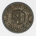 Numismática Brasil - Uma pataca, Banco de Patópolis - 25mm e 4,3g - Tio Patinhas - 1987 - Raríssima peça Disney - Brasil