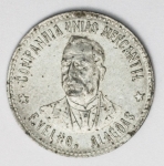 Numismática Brasil - Ficha 2 Dias de Serviço - Alagoas - Companhia União Mercantil F. Velho - 27mm