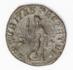 Numismática - Peça para estudo e devida classificação proveniente de acumulação - O antigo proprietário adquiriu peças por toda a Europa, porém nunca as classificou, apenas agrupava. Aconselhamos análise apurada. Boa sorte!! Acreditamos que romana. 14,8g e 27mm