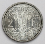 Numismática Ilhas Reunião - 2 Francos, 1948 - KM 8