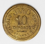 Numismática Brasil - Token Político Jânio Quadros - 10 quadros, `o tostão` contra o milhão - Histórica peça da política brasileira - 20mm e 3,3g