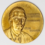 Numismática Brasil - Posse de Jânio Quadros, bronze contrastado - Raríssima - 50mm e 36,2g
