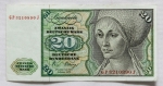 Numismática Alemanha - 20 Marcos, 1980 - Linda cédula