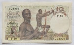 Numismática África Ocidental - 10 Francos, 1946
