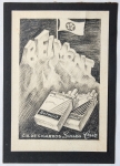 Colecionismo - Rascunho Originais de Desenho feito a mão referente aos Cigarros Belmont da Cia de Cigarros Souza Cruz - 17 x 12 cm