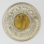 Colecionismo - Ficha Bi-metálica - Antarctica - Vale um refrigerante - para máquinas vending machines -  23mm