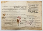Colecionismo - Memorando tipo Duplicata da `The Coca Cola Company` - Atlanta - Georgia - Relata venda de produtos da empresa - Datado de 09/03/1918 - 21,5 x 15 cm