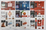 Colecionismo - Set de 9 maços de Cigarros (Novos) da extinta fábrica de Cigarros CIBRASA - Marcas:  Frevo V / Frevo Az/ Haiti / Macedônia / Pulman Az / Pulman V/ Amigo / Super Finos / Olé