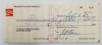 Colecionismo - Cheque Emitido por `Monticello Coca-Cola Bottling Co` - Farmers & Merchnats Bank - Monticello Florida US$26,19 - Data 06/07/1923