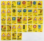 Colecionismo - Filumenia -  Set de 35 figurinhas de caixa de fosfóros francesas - Fabricante USEGO - tamanho 5,5 x 3,5 cm