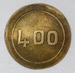 Colecionismo - Numismática - Ficha Casa Americanas  - Valor 400 - 25 mm