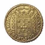 Moeda do Brasil - 10000 Réis - 1726 - MMMM - Minas Gerais - Ouro - 26,8 - (.917) - Catálogo 246 - So