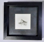 LUIZ MANNI (1939) - Água forte sobre papel representando Ícones Cariocas Corcovado, 124/150, assinada à lápis no CID, med. 39,5x39,5 cm.