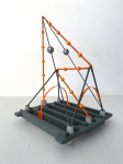 Escultura abstrata feita de madeira com detalhes nas cores cinza e laranja com belos acabamentos. Obra única, assinado HDG no fundo. Dimensões: 34 cm x 21 cm x 23 cm. Recentemente, descobri minha paixão por criar esculturas abstratas, utilizando hastes de madeira e diversos tipos de materiais. Cada peça é uma combinação única de formas e cores, onde a simplicidade do material encontra a complexidade da criatividade. Meu trabalho busca criar composições artísticas que instigam a imaginação e despertam novas perspectivas.