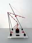 Escultura abstrata feita de madeira com detalhes nas cores branco preto e vermelho com belos acabamentos. Obra única, assinado HDG no fundo. Dimensões: 45 cm x 25 cm x 26 cm. Recentemente, descobri minha paixão por criar esculturas abstratas, utilizando hastes de madeira e diversos tipos de materiais. Cada peça é uma combinação única de formas e cores, onde a simplicidade do material encontra a complexidade da criatividade. Meu trabalho busca criar composições artísticas que instigam a imaginação e despertam novas perspectivas.