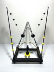 Escultura abstrata feita de madeira com detalhes nas cores preto, branco e amarelo com belos acabamentos. Obra única, assinado HDG no fundo. Dimensões: 33cm x 26 cm x 24 cm. Recentemente, descobri minha paixão por criar esculturas abstratas, utilizando hastes de madeira e diversos tipos de materiais. Cada peça é uma combinação única de formas e cores, onde a simplicidade do material encontra a complexidade da criatividade. Meu trabalho busca criar composições artísticas que instigam a imaginação e despertam novas perspectivas.
