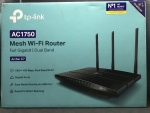 Roteador Mesh Wi-Fi TP-Link AC1750 (seminovo em ótimo estado geral, pouco uso, completo e na caixa).