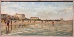 Oscar Pereira da Silva - Marinha - Óleo Sobre Tela - Med;30x60cm Sem Moldura (Acompanha Certificado)