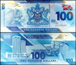 CEDULA TRINIDAD & TOBAGO P NEW 100 DOLLARS 2019