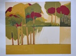 Olímpia Couto, Bosque, gravura PI, 66x96,5cm, sem moldura, necessita de limpeza