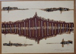 Sérgio Ferreira, Composição, gravura em papel kraft com textura, tiragem 100/120, sem , 48,5x66cm