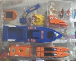 Matchbox Mega-Rig Rescue Squad Speedboat em otimo estado tanto os brinquedos como a caixa !!!
