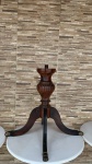 BELISSIMA BASE PARA MESA EM MADEIRA DE LEI, TORNEADA, PATA DE LEAO, COM 64CM DE ALTURA, CONSERVADA, RETIRADA NO LOCAL EM CUBATAO, TIRE TODAS AS DUVIDAS ANTES DO PREGAO