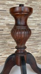 BELISSIMA BASE PARA MESA EM MADEIRA DE LEI, TORNEADA, PATA DE LEAO, COM 64CM DE ALTURA, CONSERVADA, RETIRADA NO LOCAL EM CUBATAO, TIRE TODAS AS DUVIDAS ANTES DO PREGAO