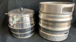CONJUNTO DE BARRIL DE CHOPP 10LITROS, E CHOPEIRA  CONSERVADOS  NAO TESTADOS