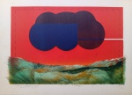 GRAVURA - TIRAGEM 88/100 - PAISAGEM - SERIGRAFIA - 25 X 35CM - INACIO RAMOS - ASSINADO A LAPIS PELO ARTISTA - ACID - NECESSITA DE LIMPEZA - SEM MOLDURA - NO ESTADO CONFORME FOTOS