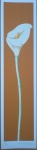 GRAVURA - TIRAGEM 31/110 - COPO DE LEITE II - SERIGRAFIA - 50 X 12CM - CARLOS PASSOS - ASSINADO A LAPIS PELA ARTISTA - ACID - SEM MOLDURA - NO ESTADO CONFORME FOTOS