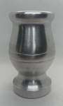 CUIA PARA CHIMARRAO REVESTIDA EM AÇO - MEDINDO 11CM DE ALTURA E 6CM DE BOCA - USADA APRESENTA PEQUENOS AMASSADOS, MAS EM PERFEITO ESTADO CONFORME FOTOS 