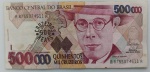 LOTE CONTENDO 1 CEDULA DE 500 CRUZEIROS REAIS - C236 - SOB - ITEM NO ESTADO CONFORME FOTOS