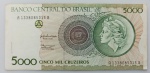 LOTE CONTENDO 1 CEDULA DE 5000 CRUZEIROS - C222 - FE - ITEM NO ESTADO CONFORME FOTOS