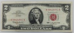 LOTE CONTENDO 1 CEDULA DE 2 DOLLARES - GREEN SEAL - MBC - ITEM NO ESTADO CONFORME FOTOS