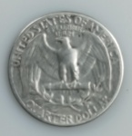 LOTE CONTENDO 1 MOEDA DE 25 CENTS - EUA - ANO 1942 - PRATA 0,900 - 6,25 GRAMAS - 24,3 MM - MBC - NO ESTADO CONFORME FOTOS