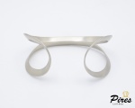 ANTONIO BERNRDO - Pulseira Closer Ouro Branco 18K, comprimento 57,8mm X largura 30mm, peso de 16,5 g