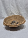Lindo bowl, centro de mesa em cerâmica crua. Medindo 32,5cm x 22,5cm de altura.