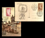 Postal  de Salvador e no verso Vários carimbos 1965.